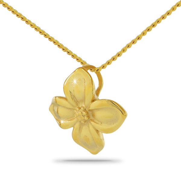 Simple Flower Gold Keepsake